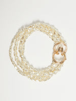 Multi-Strand Pearl Necklace for Women - Optical White - Max Mara UAE
