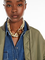 Multi-Strand Pearl Necklace for Women - Optical White - Max Mara UAE