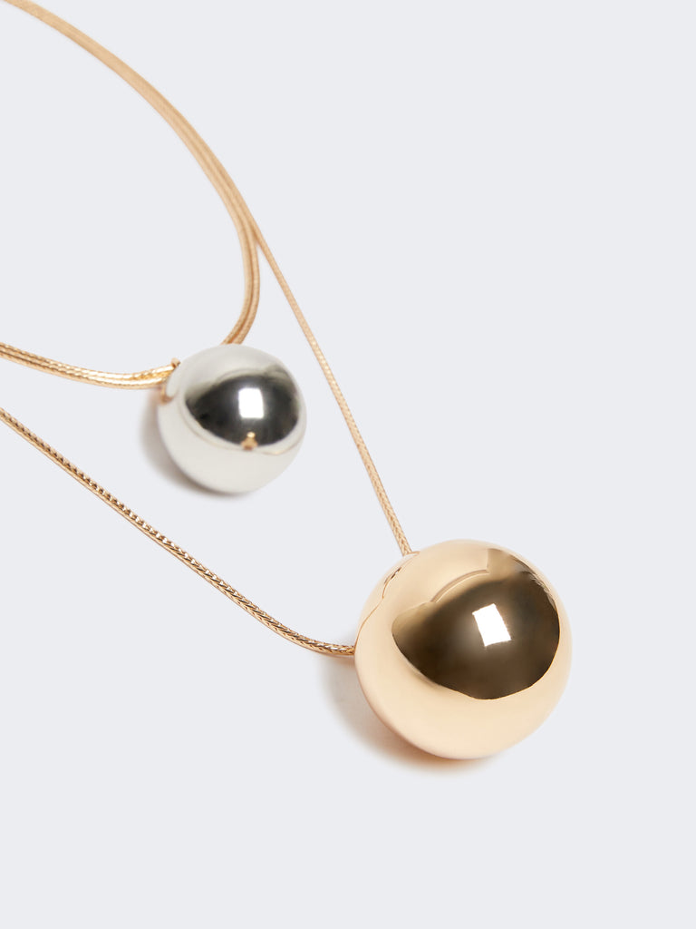 max mara pasticcino bag metal necklace for women