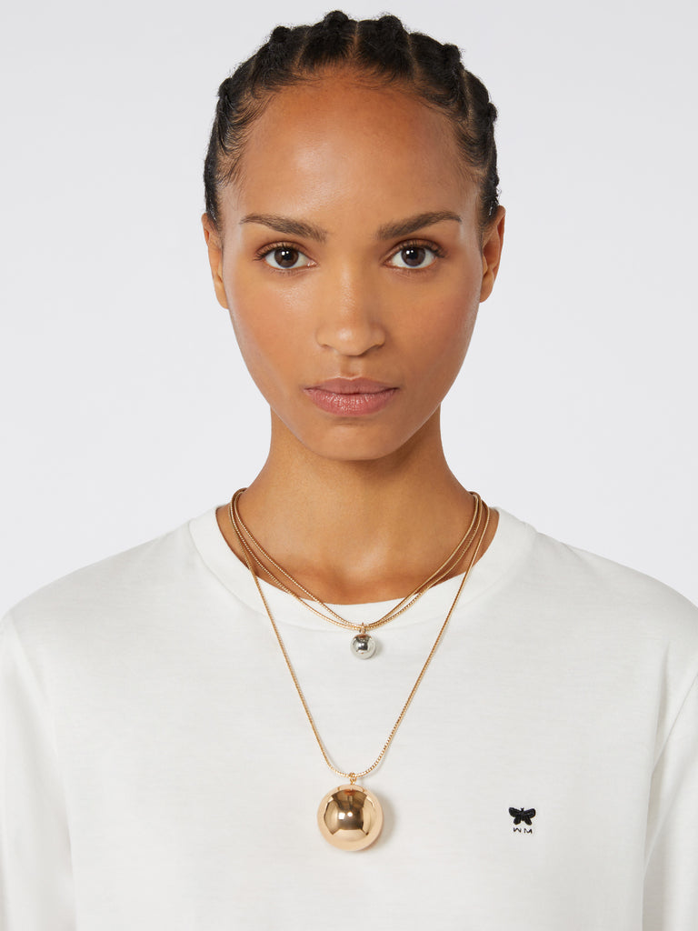 max mara pasticcino bag metal necklace for women
