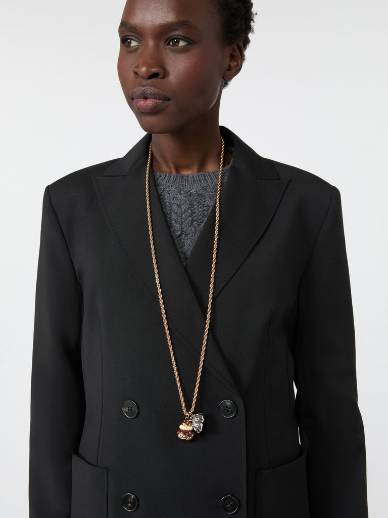 max mara long necklace with pendants