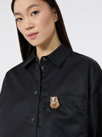 max mara metal brooch with rhinestones for women