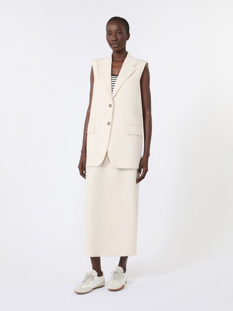max mara milano-knit jersey skirt