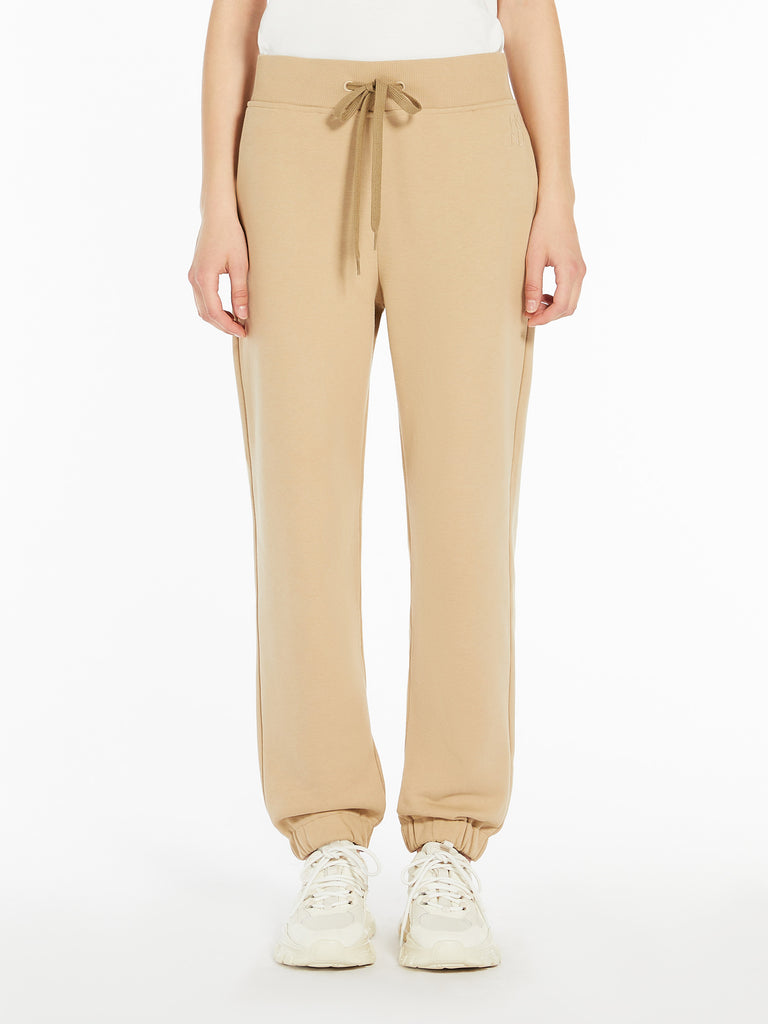 max mara jersey fleece trousers