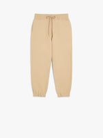 Jersey Fleece Trousers for Women - Beige - Max Mara UAE