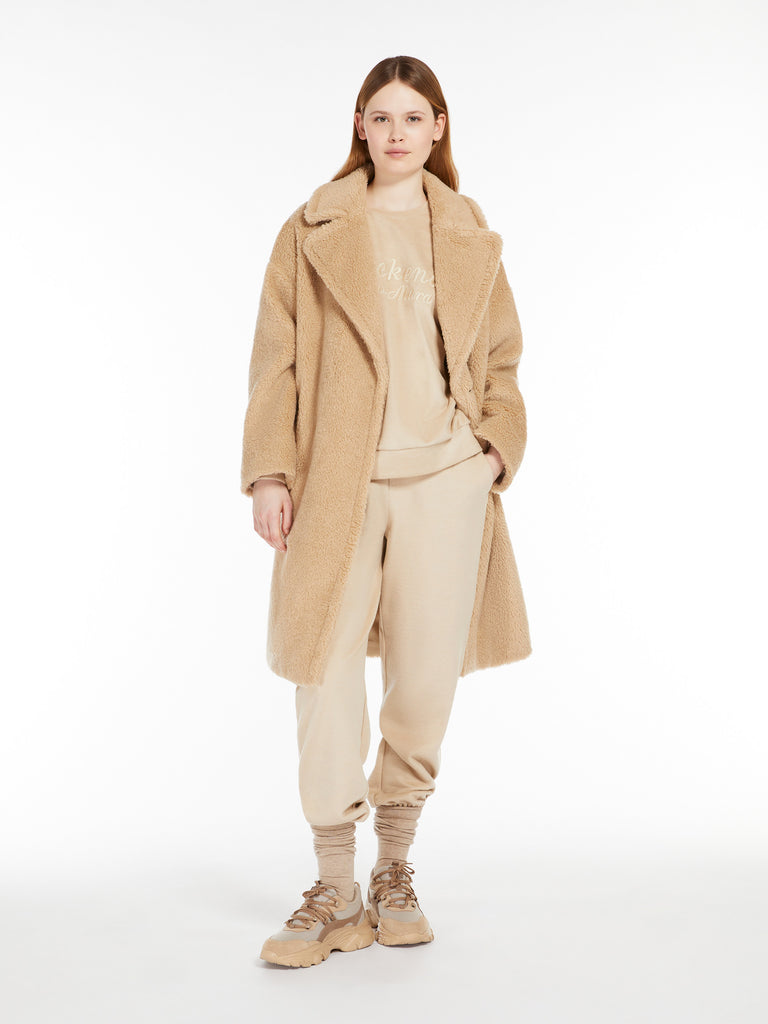 max mara relaxed-fit jersey broadcloth trousers
