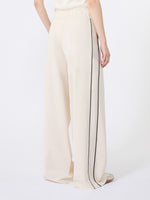 max mara wide-fit milano-knit jersey trousers for women