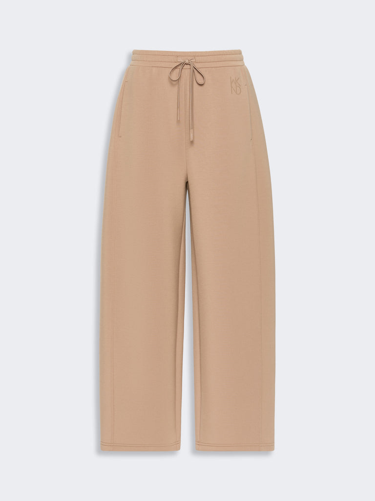 max mara scuba jersey barrel-leg trousers