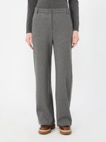 max mara micro jacquard jersey trousers for women