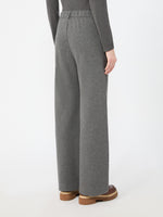 max mara micro jacquard jersey trousers for women