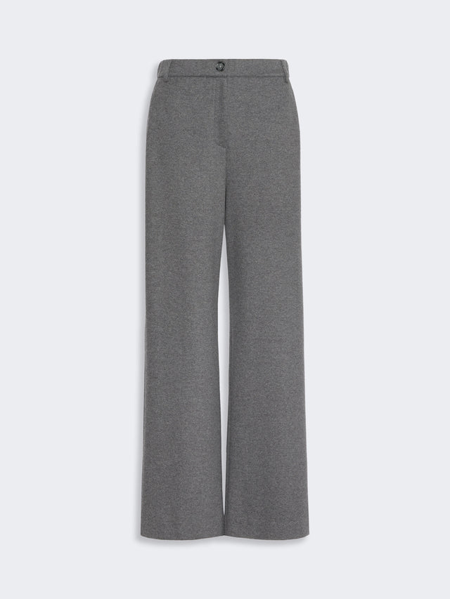 max mara micro jacquard jersey trousers for women