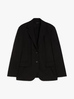 Single-Breasted Jersey Blazer for Women - Black - Max Mara UAE