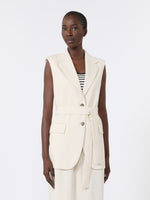 max mara milano-knit jersey gilet for women