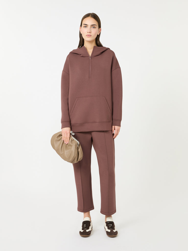 max mara long scuba jersey sweatshirt