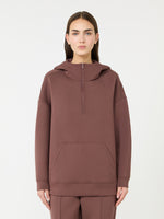 Long Scuba Jersey Sweatshirt for Women - Brown - Max Mara UAE