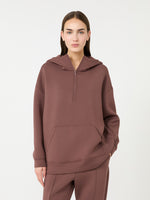 Long Scuba Jersey Sweatshirt for Women - Brown - Max Mara UAE