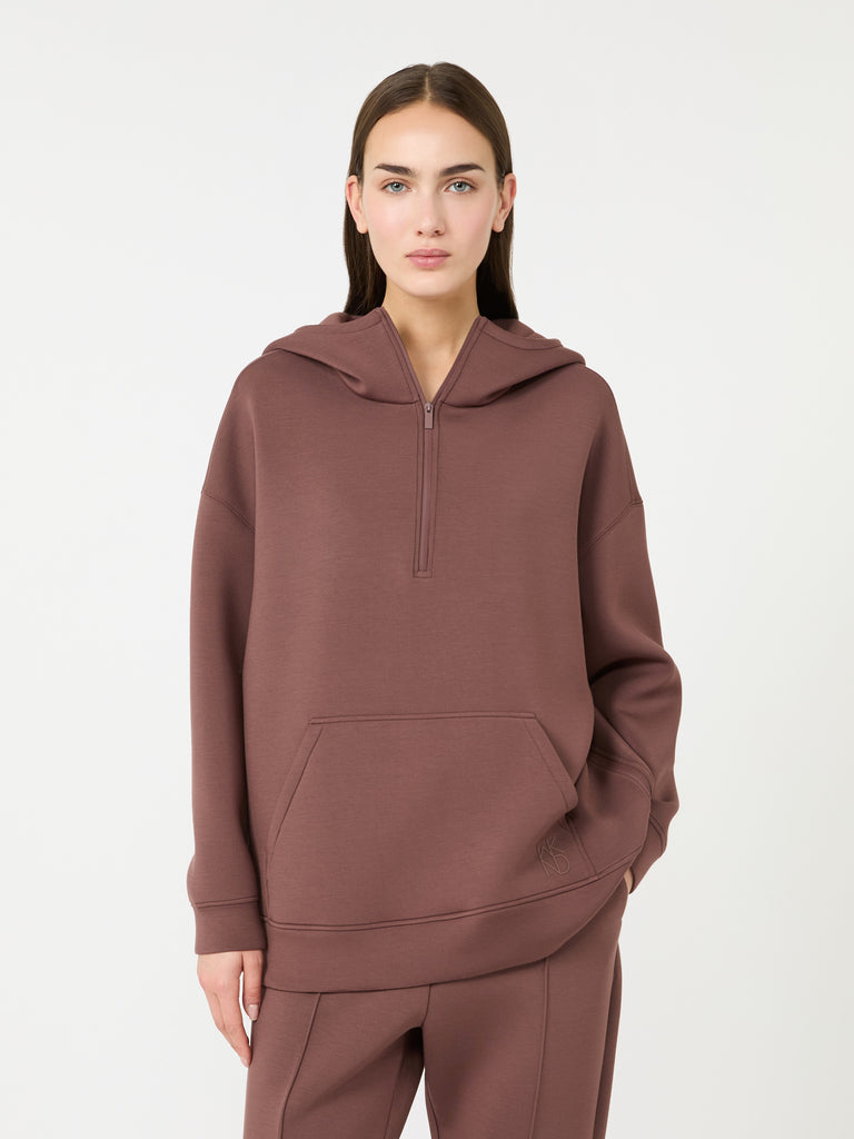max mara long scuba jersey sweatshirt