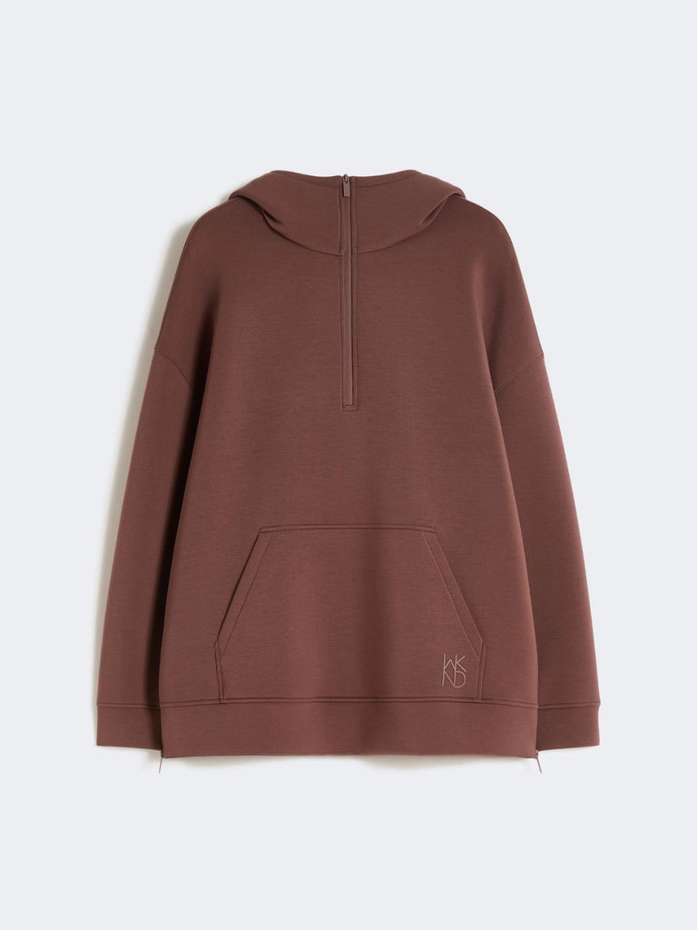 max mara long scuba jersey sweatshirt