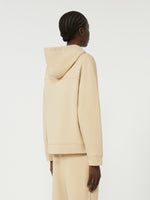 max mara cotton zip-up sweatshirt for women