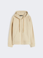 max mara cotton zip-up sweatshirt for women