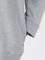 Cotton Crew-Neck Sweatshirt for Women - Light Grey - Max Mara UAE