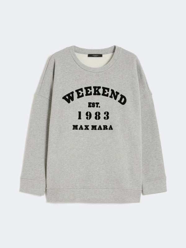max mara cotton crew-neck sweatshirt for women