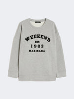 max mara cotton crew-neck sweatshirt for women