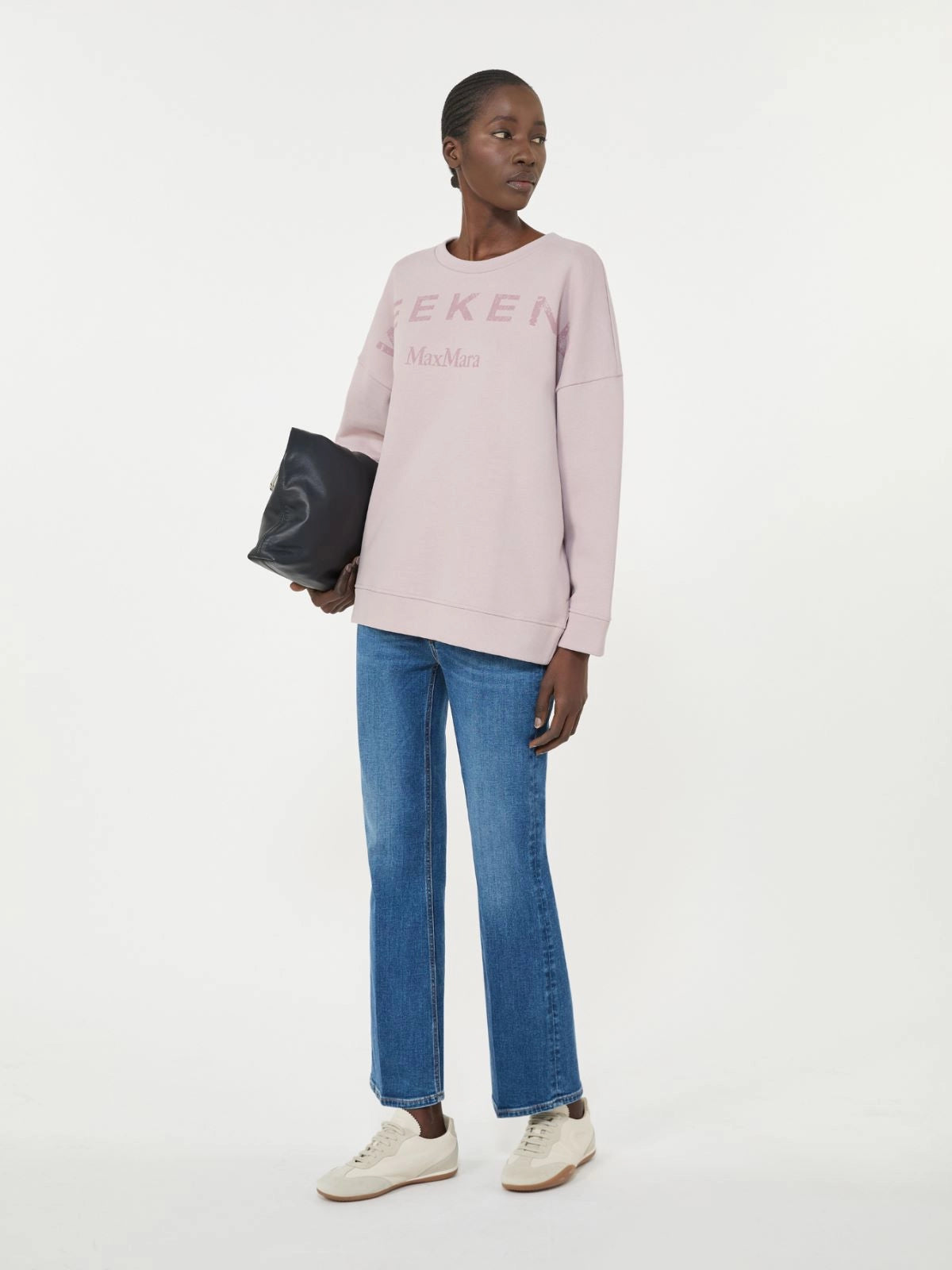 max mara cotton crew-neck sweatshirt for women