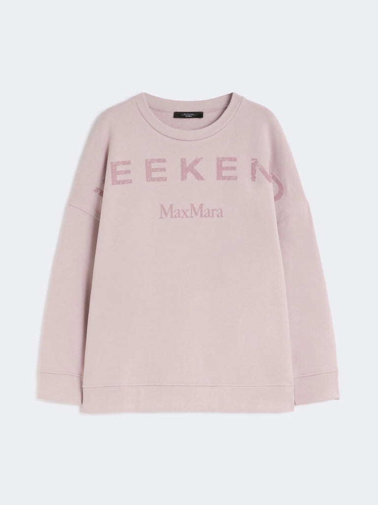 max mara cotton crew-neck sweatshirt
