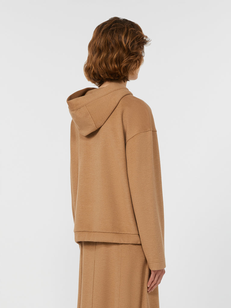 max mara jersey drap sweatshirt