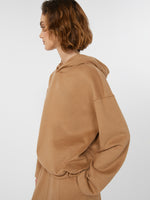 Jersey Drap Sweatshirt for Women - Camel - Max Mara UAE