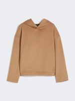 Jersey Drap Sweatshirt for Women - Camel - Max Mara UAE