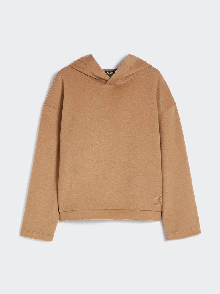 max mara jersey drap sweatshirt