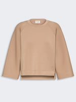 max mara boxy sweatshirt in scuba jersey for women