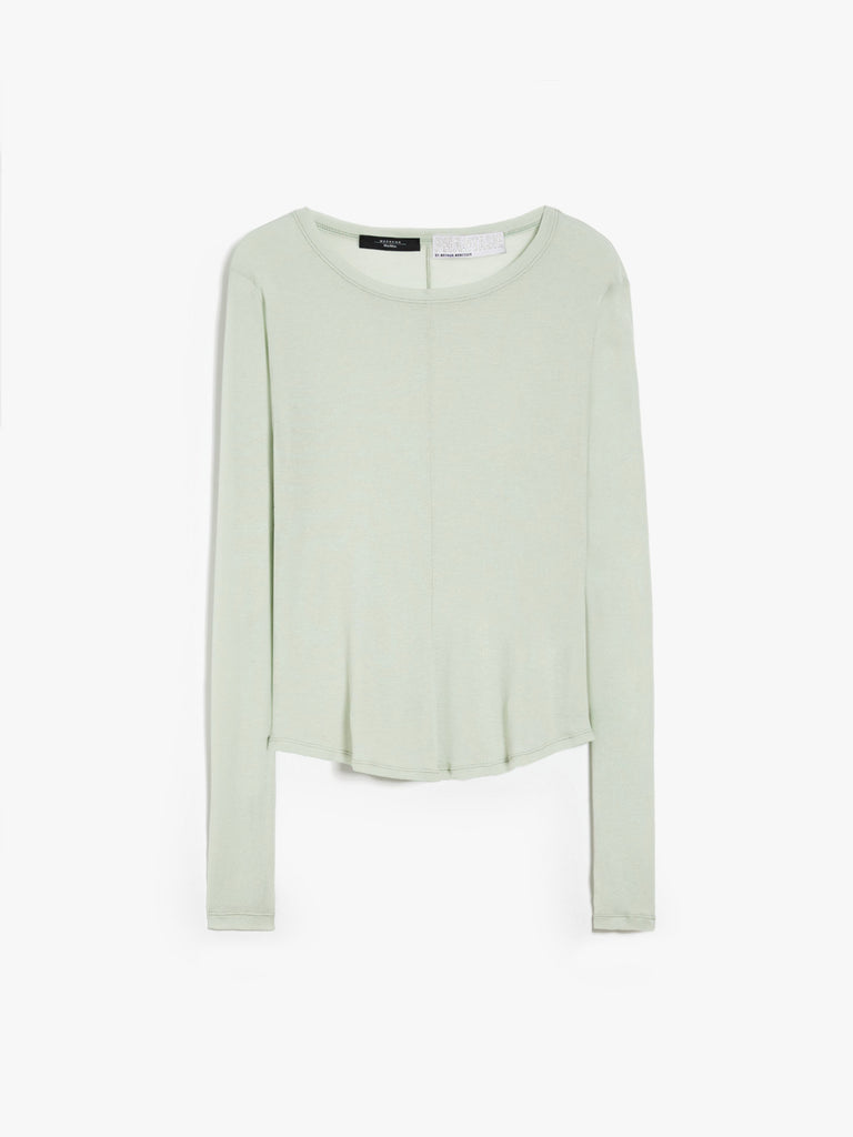 Cotton crepe jersey T-shirt