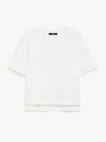 Organic Cotton Jersey T-Shirt for Women - White - Max Mara UAE