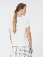 max mara embroidered linen and stretch cotton jersey t-shirt for women