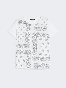 max mara embroidered linen and stretch cotton jersey t-shirt for women