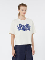 max mara printed cotton jersey t-shirt for women