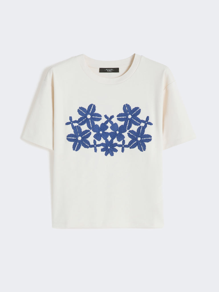 max mara printed cotton jersey t-shirt