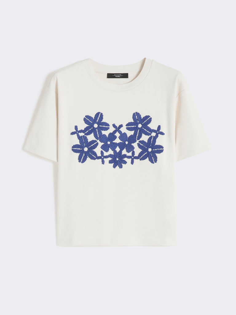 max mara printed cotton jersey t-shirt