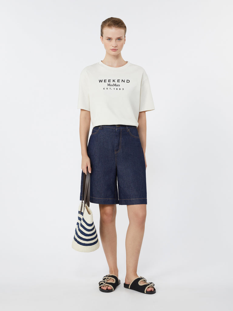 max mara printed cotton jersey t-shirt