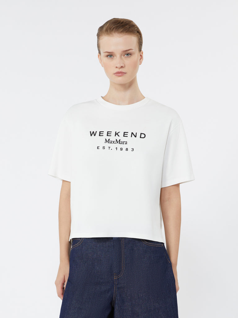 max mara printed cotton jersey t-shirt