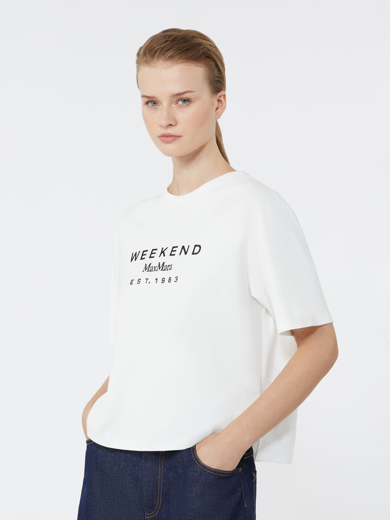 max mara printed cotton jersey t-shirt
