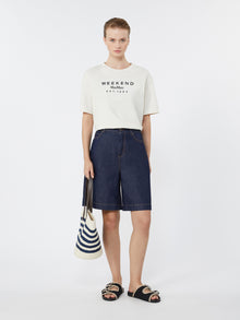 max mara printed cotton jersey t-shirt for women