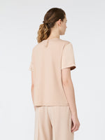 max mara satin crew-neck t-shirt for women