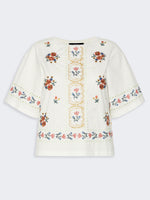 max mara embroidered t-shirt for women