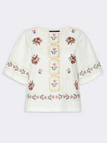 max mara embroidered t-shirt for women