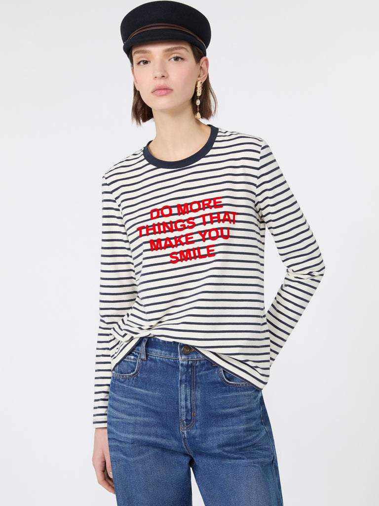 max mara regular fit stretch jersey t-shirt