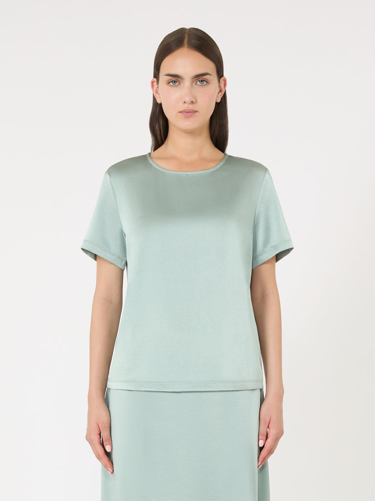 max mara satin and jersey t-shirt